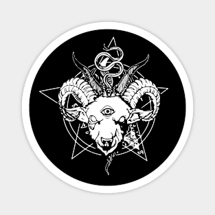 Baphomet Pentagramm Mind's Eye Goat Occult Magnet
